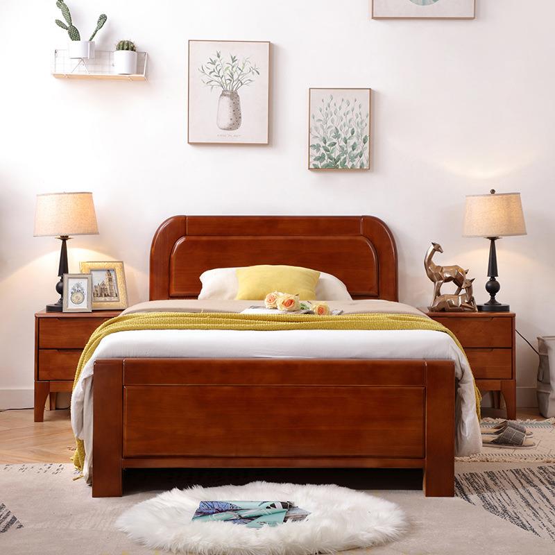 【折扣价】实木一米二三单人床1.2成人简约小户型1米2儿童床1.35m