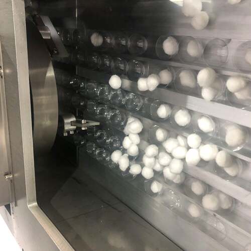 非标酒精棉料博纳包装机全球自动理罩包装机铝塑打包机械设备泡带