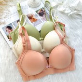 哺乳内衣产后喂奶专用文胸前开扣防下垂收侧乳聚拢怀孕期月子罩杯