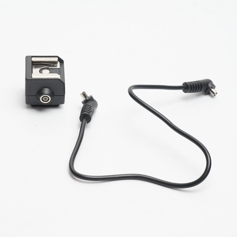 冷靴转热靴 带引闪线 老式胶片相机专用 古董照相机闪光灯转换器