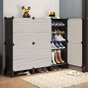 鞋柜门口架子多层收纳2024神器全封闭大容量防尘家用简易鞋架欧式