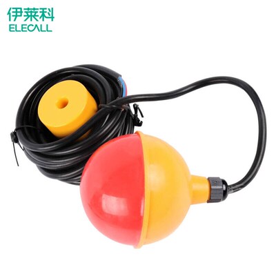 伊莱科电缆式浮球开关自动水位开关液位控制器浮球阀EM221-M水球