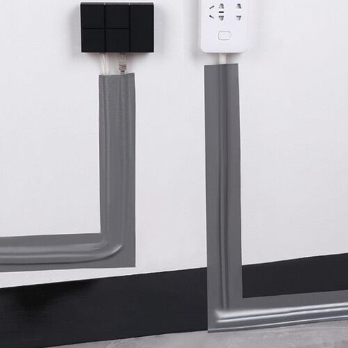 电线固定器遮挡网线墙壁无痕黑白色走线免钉墙面隐形藏线收纳理线