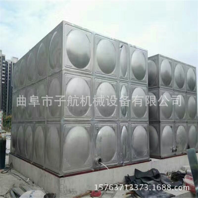 304不锈钢拼装水塔消防水箱工程储水池 保温加厚组合式大容量水箱