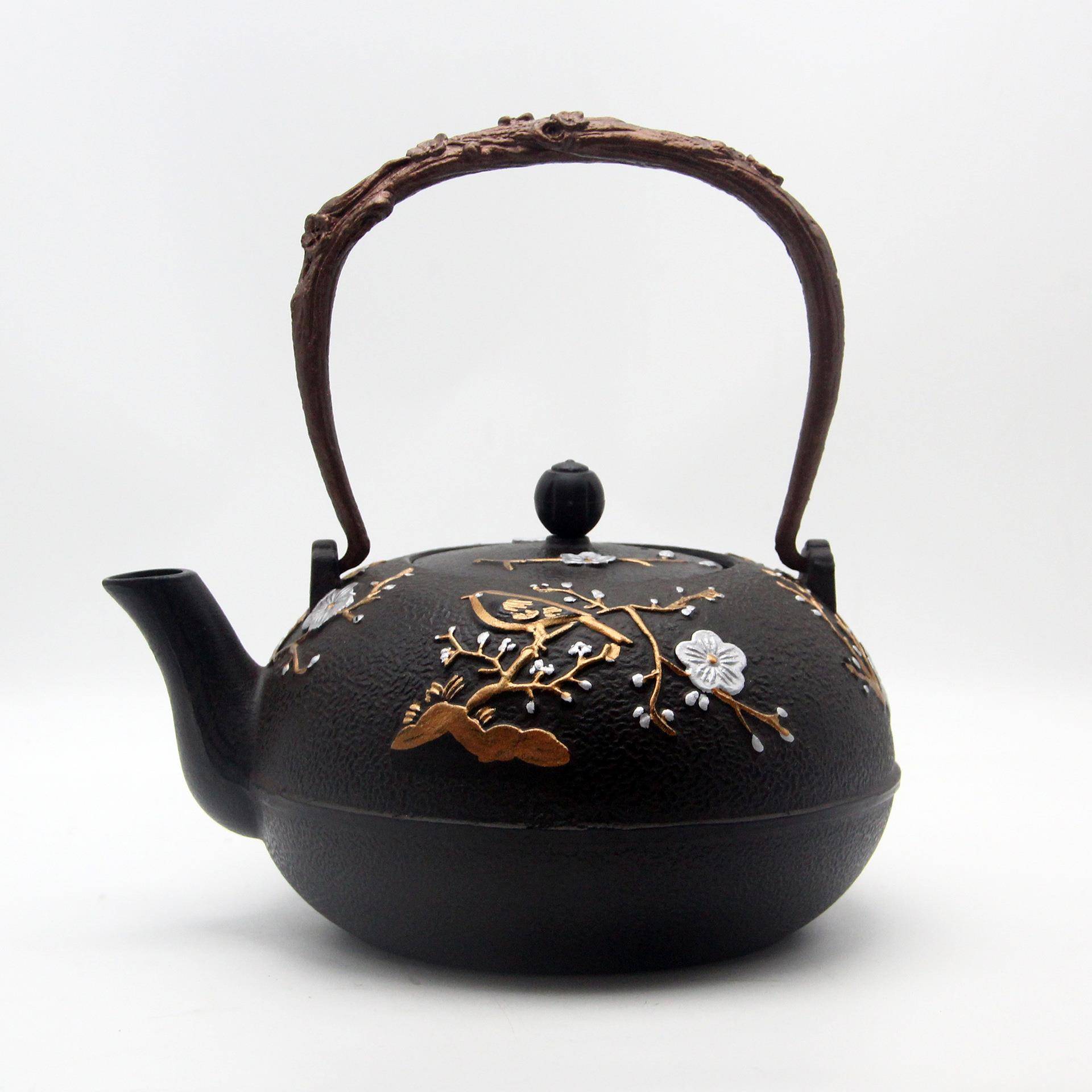 【折扣价】1800ml喜上眉梢大容量铁壶泽铸铁茶壶多人用烧水壶煮水