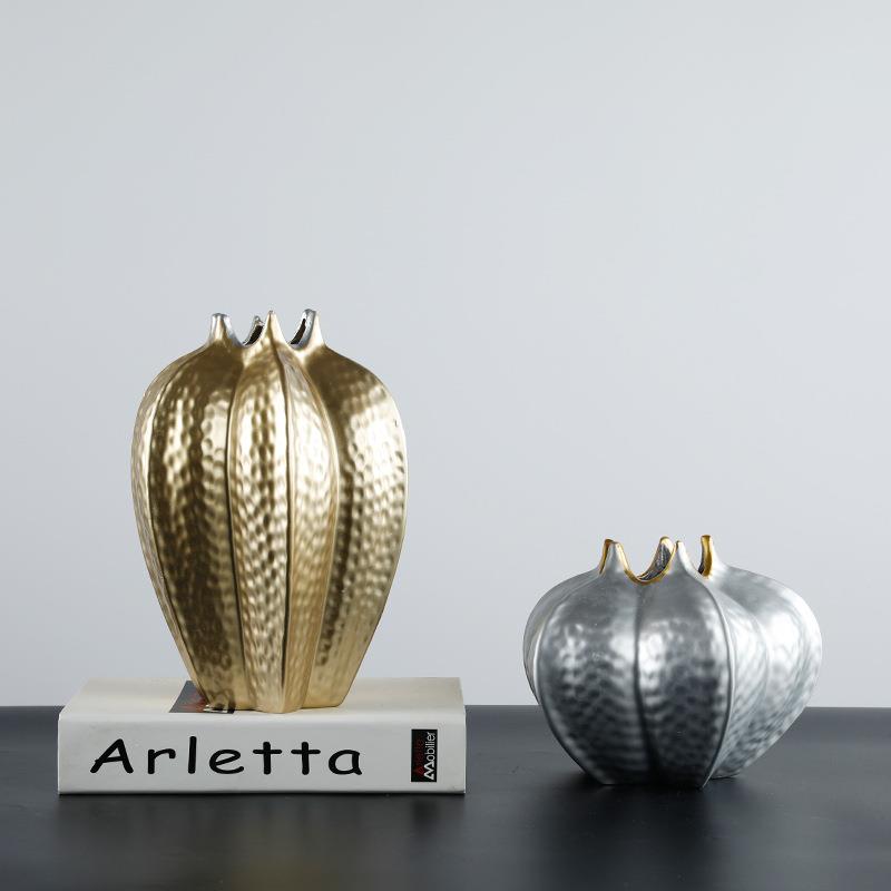 【折扣价】现代简约样板房客厅电视柜玄关桌面创意杨桃花瓶摆件餐