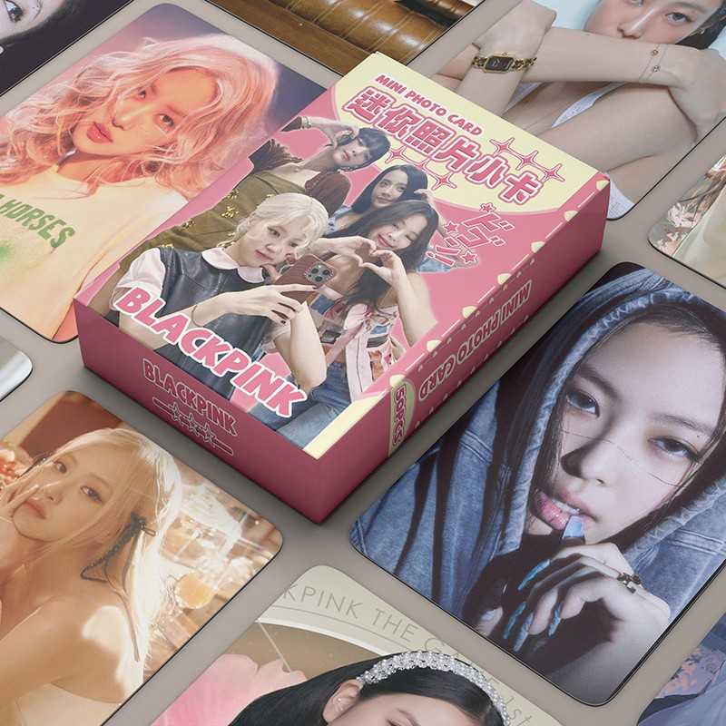 Blackpink迷你卡 5x7.5x2.5cm 明星周边50张照片镭射小卡片lomo卡