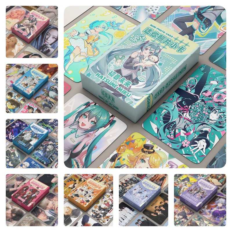 明星动漫迷你卡  TNT时代Blackpink 50张照片镭射小卡片lomo卡