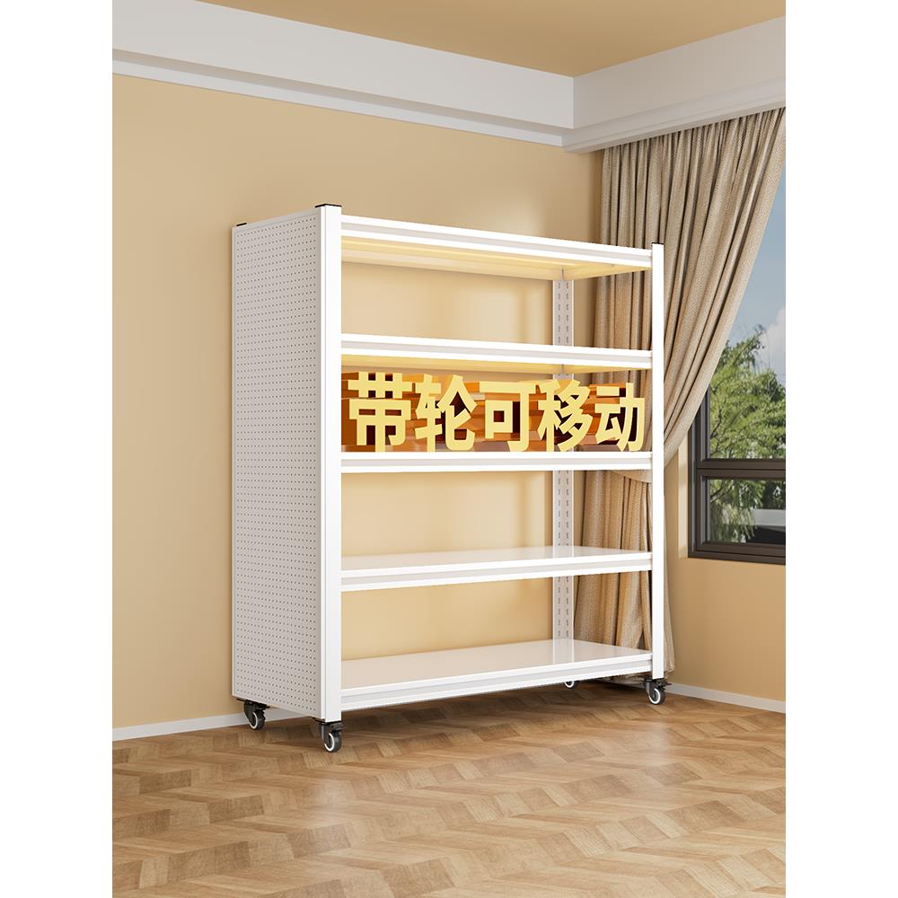 【折扣价】可移动厨房置物架落地多层收纳架带轮子微波炉烤箱储物