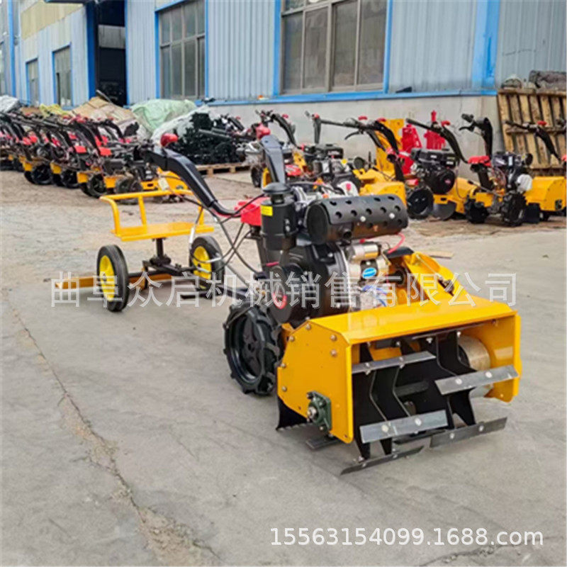2025款四驱乘坐式柴油除草微耕机锄草旋耕翻地松土农用碎草机