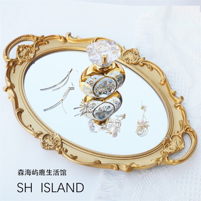 复古镜子托盘网红摄影摆件小饰品摆拍背景ns风拍照,家居饰品,装饰摆件,淘宝优惠券,粉丝福利购,淘宝优惠卷
