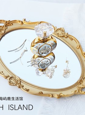 复古镜子托盘网红摄影摆件小饰品摆拍背景ns风拍照