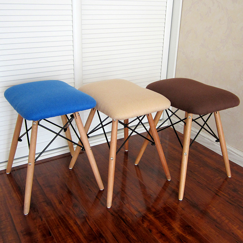 书桌凳子无靠背椅子软椅家用卧室宿舍大学生学习不带餐桌餐椅