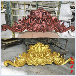 砂别玻璃钢浮雕雕塑户外外花浮雕壁画岩墅门头三角花山墙浮雕包邮