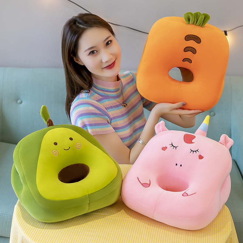 汉堡包抱枕被子两用多功能车载靠枕办公室午睡枕头折叠加厚二合一