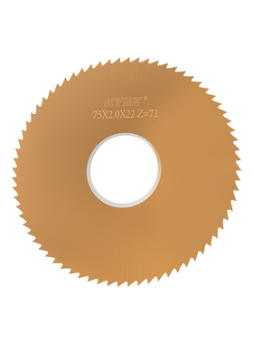 高钴镀钛超硬高速钢锯片切口铣刀开槽专割不锈钢圆锯片60.100.150