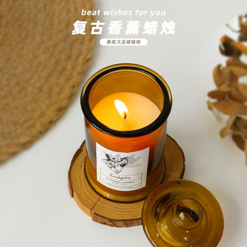 手工大豆蜡香薰蜡烛学生宿舍浪漫情调香氛伴手礼生日礼物摆件