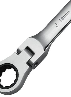 【折扣价】46409棘轮扳手活动头梅开扳手双向两用快扳全抛光铬钒