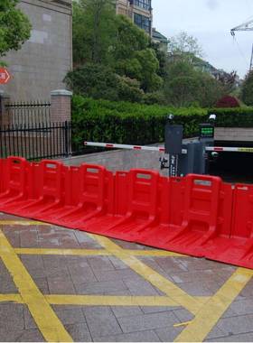 【折扣价】源头厂家ABS塑料L型防汛挡水板组合式红色防汛挡水墙防