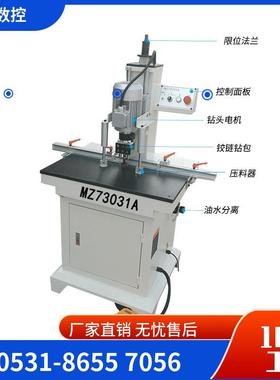 【折扣价】数控单双头铰链钻MZ73201合页钻孔机木工立式衣柜门铰