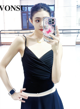 VONSU梵舒高端芭蕾舞体操服女练功服空中瑜伽艺考生形体服B6521
