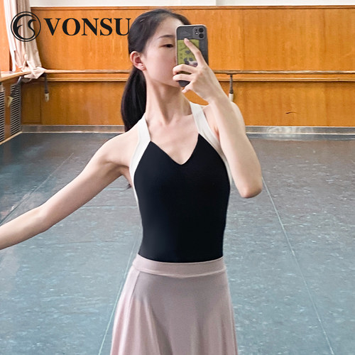 梵舒新款芭蕾舞练功服芭蕾舞体服