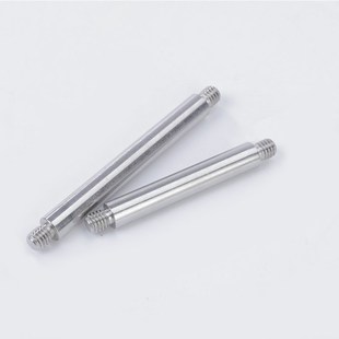 台阶销钉带螺纹不锈钢销轴圆柱双头外螺纹螺杆限位螺栓外牙导向轴