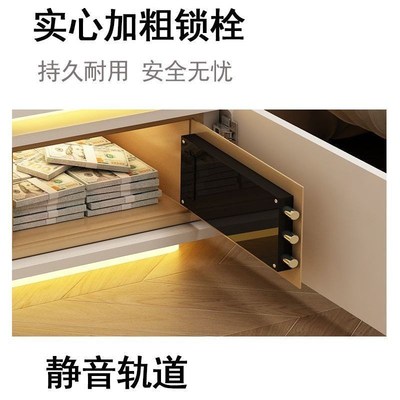 看不出来的保险箱智能床头柜保险柜一体家用多功能无线卧室充电收
