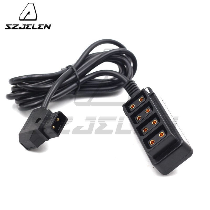 Dtap一分四分配器,1.5米DTAP一分四B型口电源线,后挂电池B口