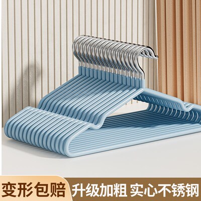 衣架家用防滑无痕加粗挂衣架学生宿舍用2025新款成人晾衣撑子衣挂