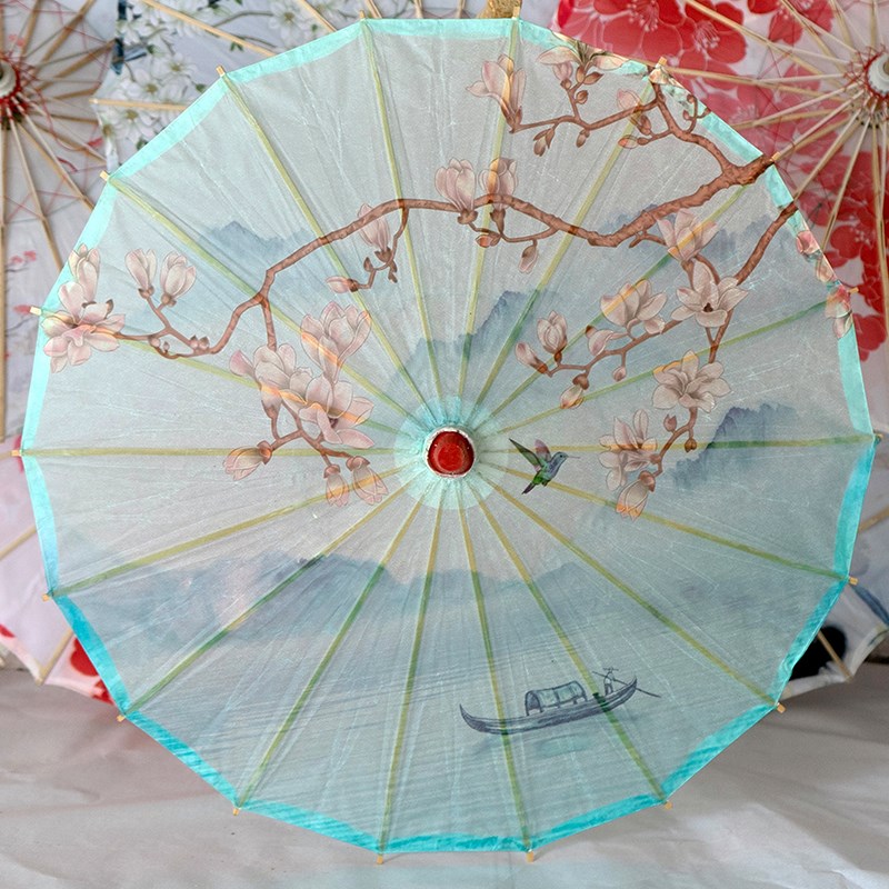 儿童防雨油纸伞女古风道具古典舞蹈汉服伞旗袍走秀吊顶装饰婚礼伞