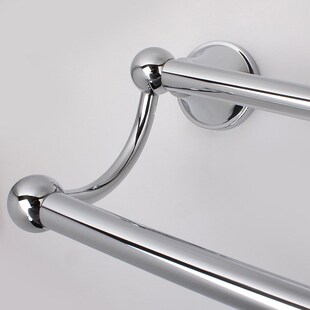 浴巾架 简约欧式 喇叭口底座圆润造型7200 毛巾架 高标加厚电镀法式