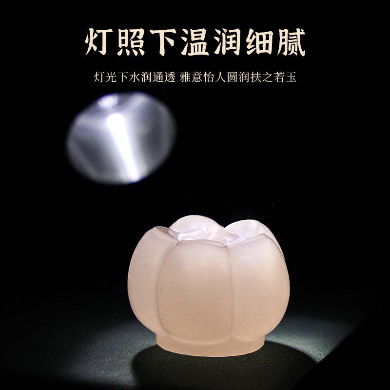 天然粉玉石姓名字印章定制桃花古风印章定刻篆刻书画藏书落款章个