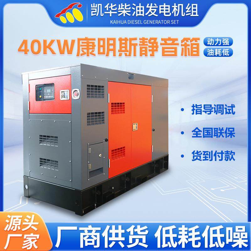 40KW康明斯柴油发电机配利莱森玛-组静音箱机组柴油发电机