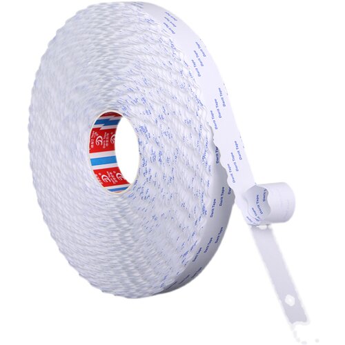 力强粘面浪形泡棉双波胶带拉链纸箱彩盒强高易撕花边海绵双面胶