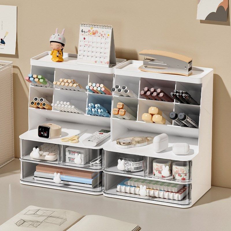 多功能杂物透明 家用桌面收纳盒 学生具收纳抽屉盒子,收纳整理,桌面收纳盒,淘宝优惠券,粉丝福利购,淘宝优惠卷