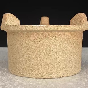 潮汕工夫茶炉木炭炉内胆耐火高温原矿粗陶白泥岩泥手工炉膛碳炉通