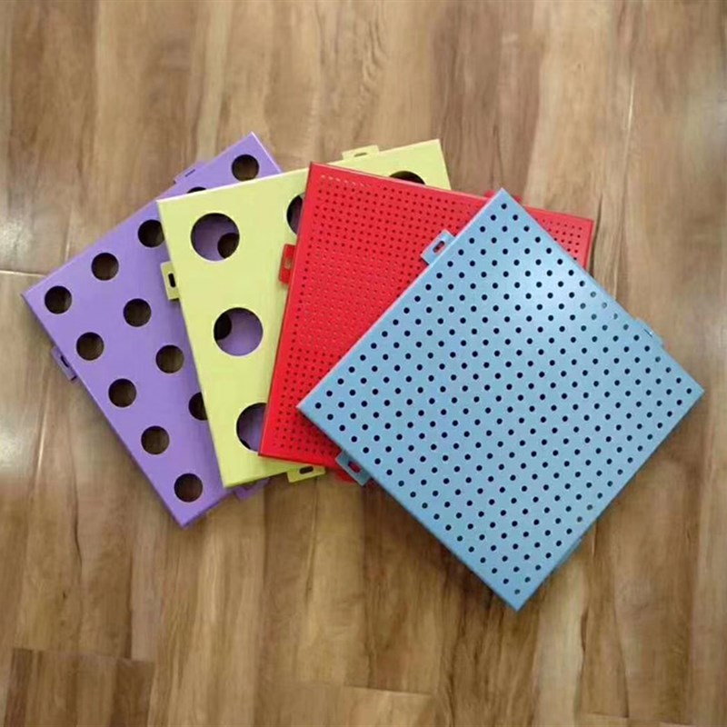 购物商场波浪形铝单板定做金属造型建材优质氟碳漆彩色铝单板定制