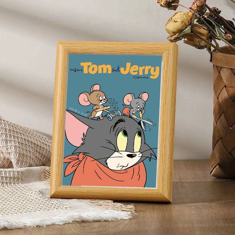 童年回忆猫和老鼠可爱卡通动漫相框摆件摆台宿舍装饰桌面卧室艺术,家居饰品,相框/画框,淘宝优惠券,粉丝福利购,淘宝优惠卷
