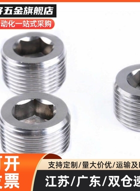 锥型沉头螺塞 堵头 MSWTSK J S 1 2 3 4 6 8 不锈钢带密封涂层型