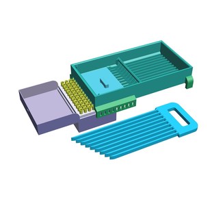 装枪头神器移液器吸头分配器实验室插吸头神器插枪头快速安装工具