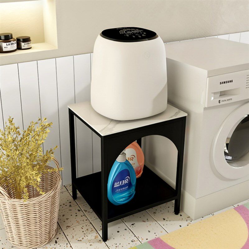 卫生间迷你洗衣机置物架夹缝内衣小洗衣机放置架洗衣液脸盆收纳架