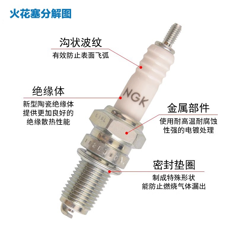 适用珠峰凯越321R 450R 250RR 400F 525F 500X 800X摩托车火花塞