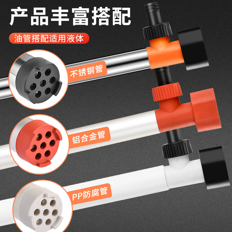 手提式电动抽油泵220v柴油加油机高粘稠化工防腐蚀抽液油器插桶泵