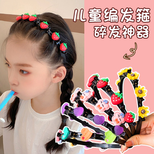 儿童编发发箍女夏天碎发神器刘海发卡发夹网红2021年新款压发头箍