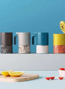 zuu调料盒厨房家用组合装调味罐防潮盐味精调料罐油瓶盖子