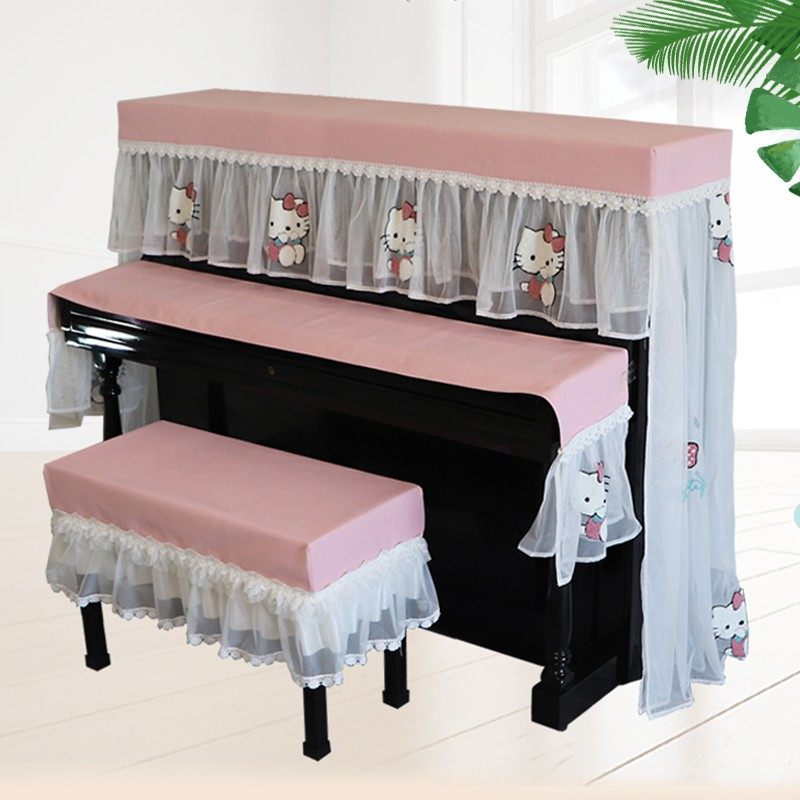 钢琴罩高档防尘半罩儿童公主现简约钢琴布盖布钢琴套,居家布艺,钢琴罩,淘宝优惠券,粉丝福利购,淘宝优惠卷
