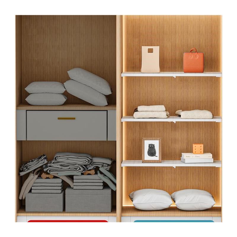 Adjustable Closet Organizer Storage Shelf Wall Mounted DIY