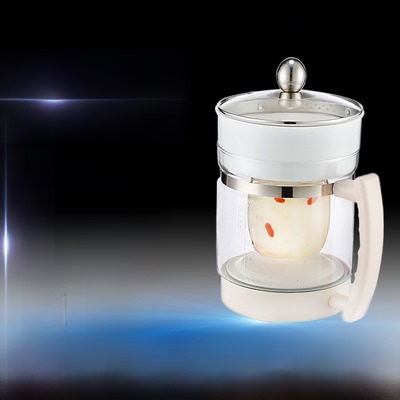 养生壶配件玻璃单壶壶身通用单壶三环四环壶体带盖不带玻璃底座