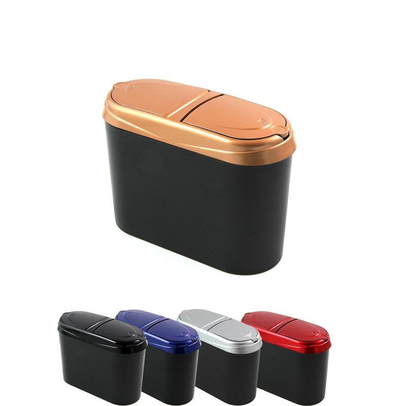 车载垃圾桶汽车内用置物桶车用收纳箱袋挂式后前排前座车上可爱女